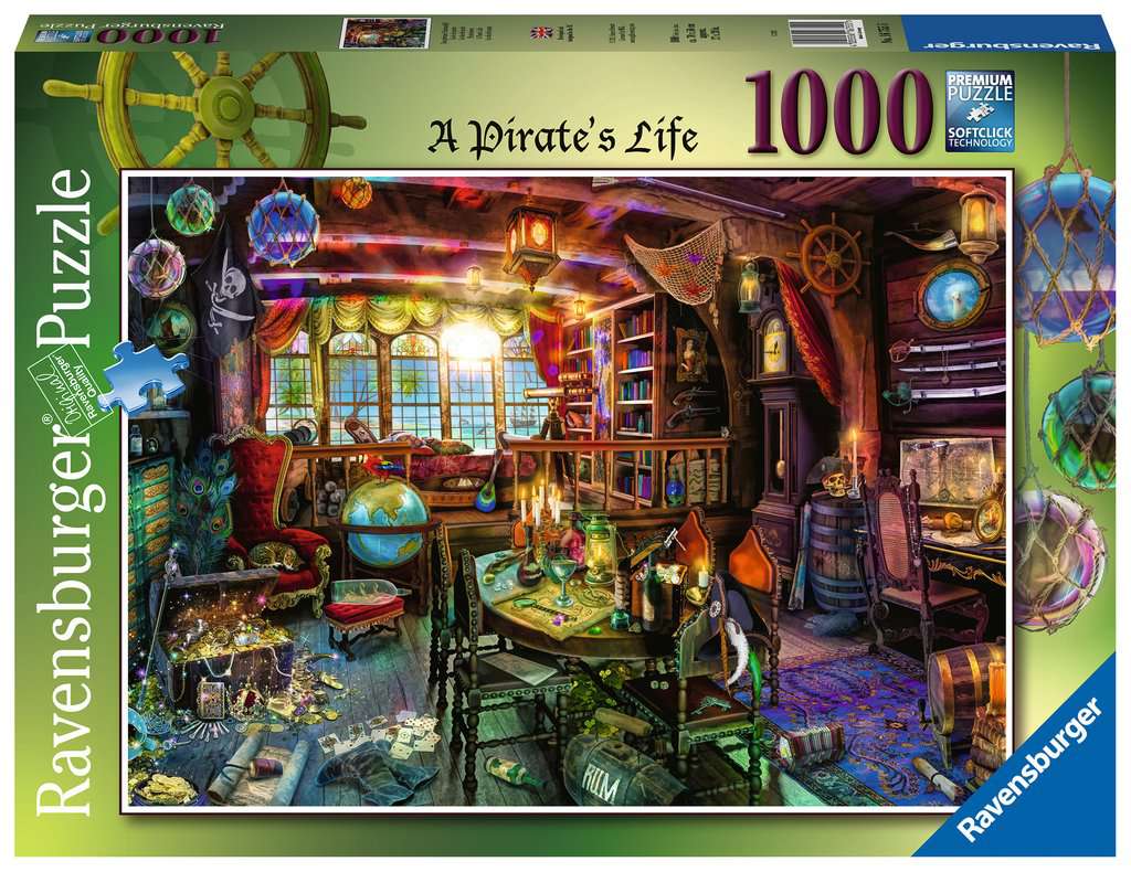 Puslespill 1000 En Pirats Liv! Ravensburger