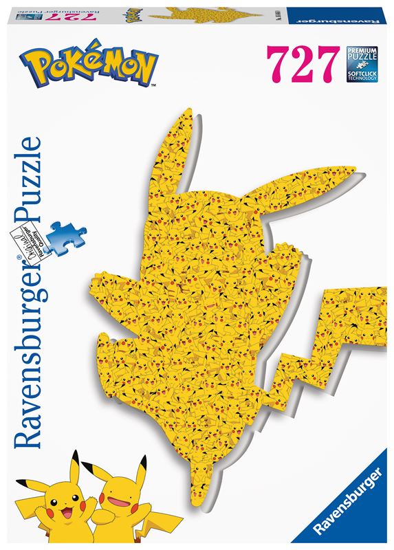 Puslespill 600 Formet Pikachu Ravensburger