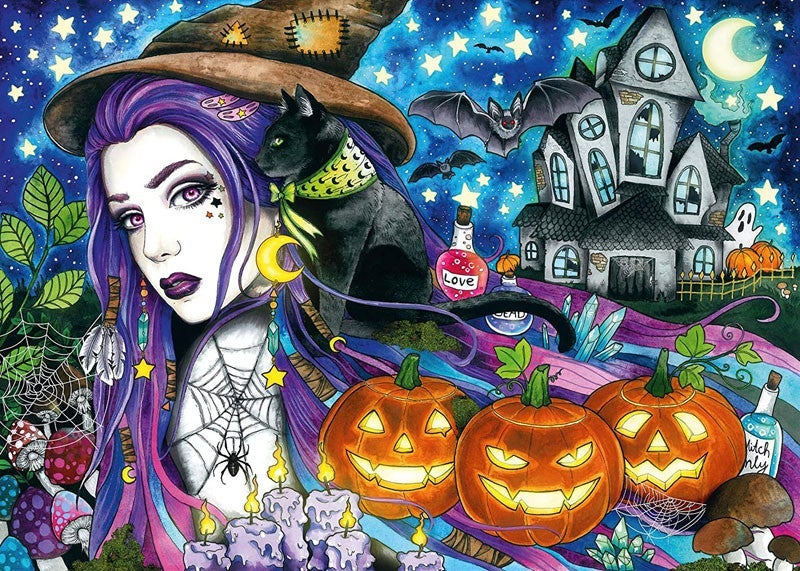 Puslespill 1000 Halloween Ravensburger