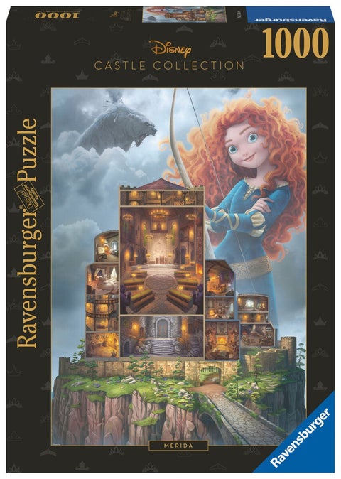 Puslespill 1000 Disney Castles Merida Ravensburger