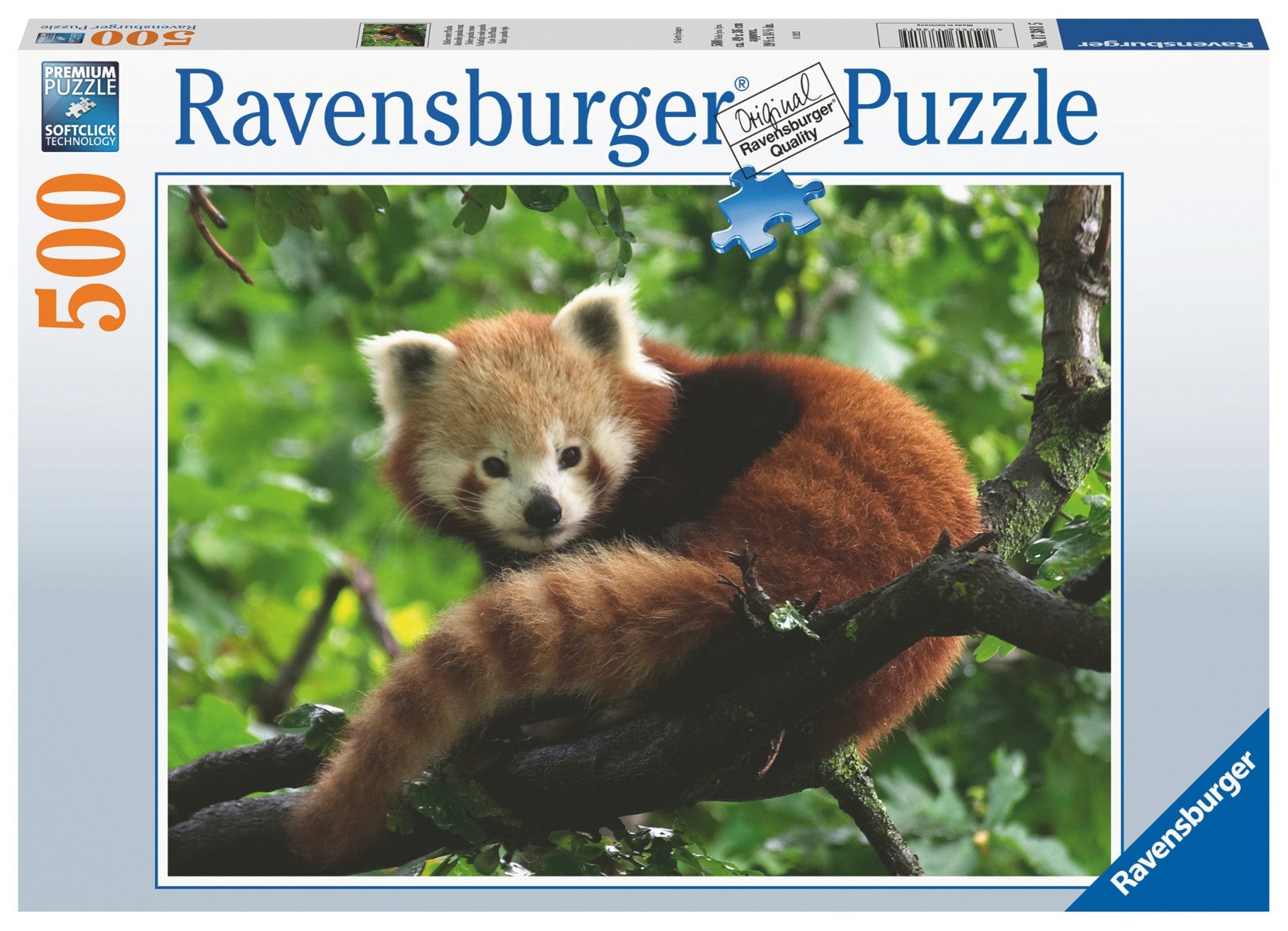 Puslespill 500 Rød Panda Ravensburger