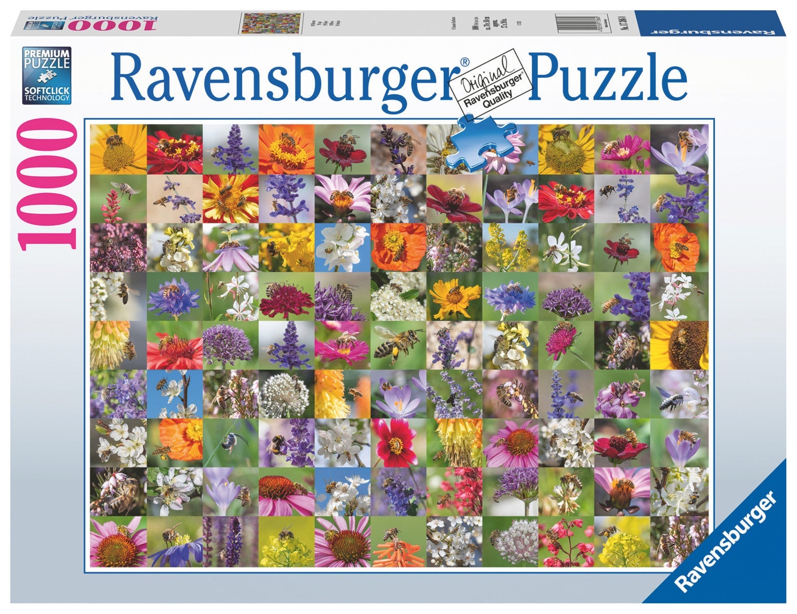 Puslespill 1000 Bie Collage Ravensburger