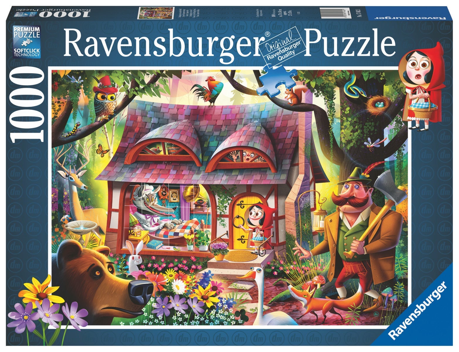 Puslespill 1000 Kom inn, Rødhette Ravensburger