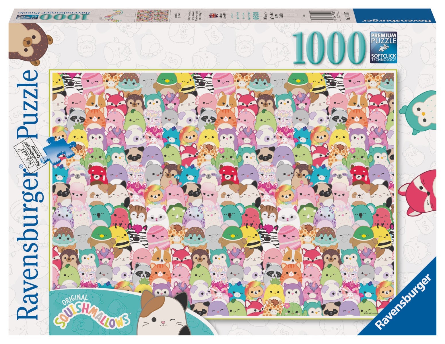 Puslespill 1000 Squishmallows Ravensburger
