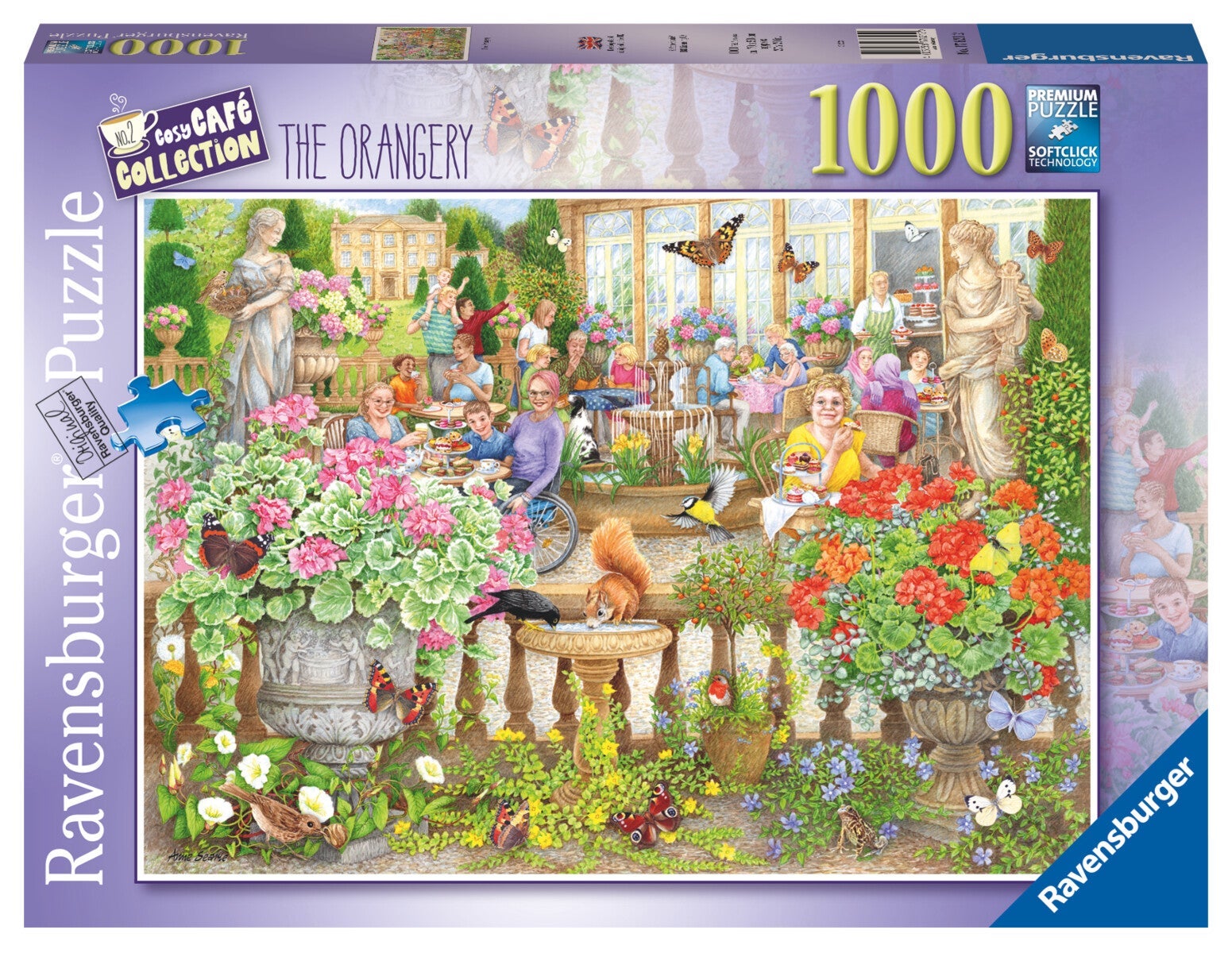 Puslespill 1000 Cosy Cafe Hemmelige Hage Ravensbur