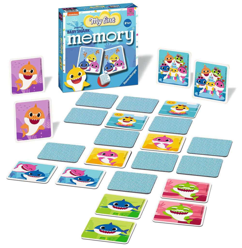 Spill Baby Shark Mitt første memory