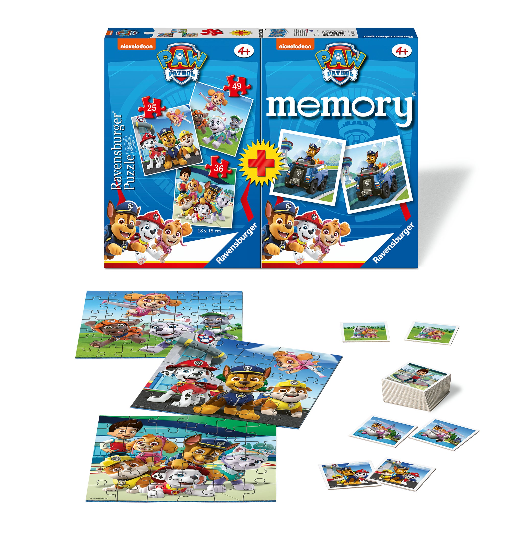 Spill Paw Patrol 3 Puzzle Memory