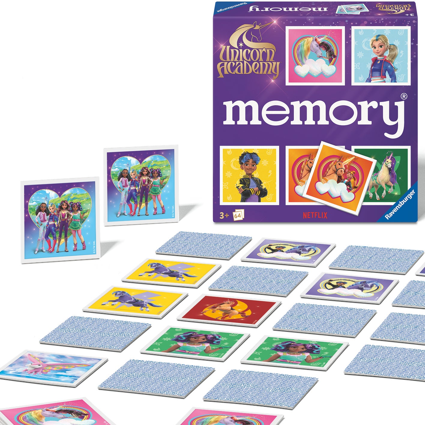 Spill Unicorn Academy Memory