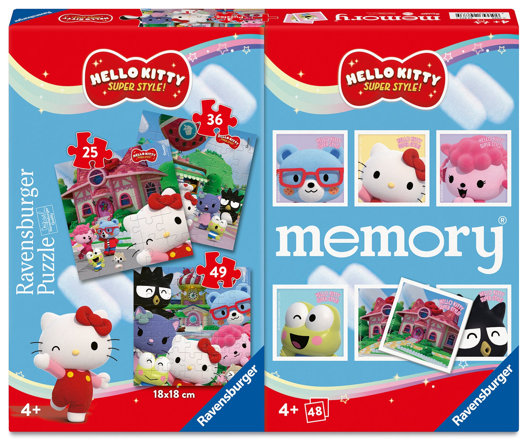 Spill Hello Kitty 3 Puzzle Memory