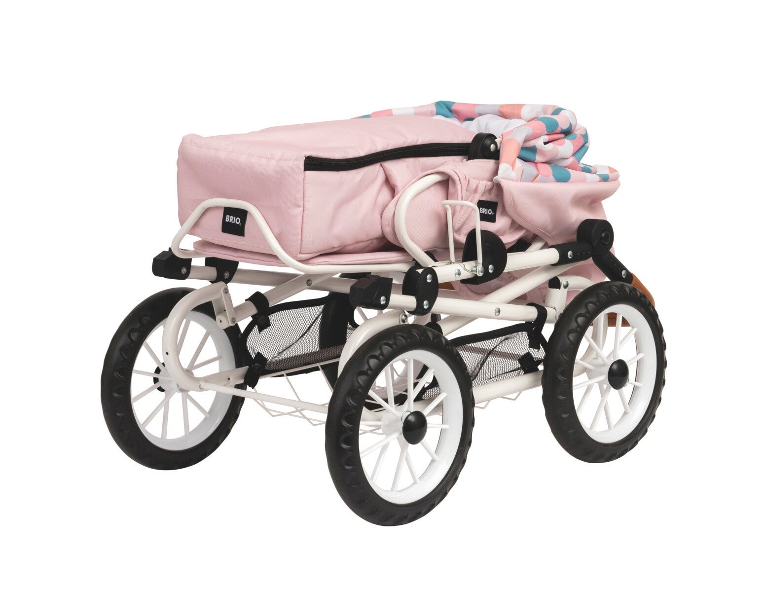 Brio Dukkevogn Rosa Med Dråpeform