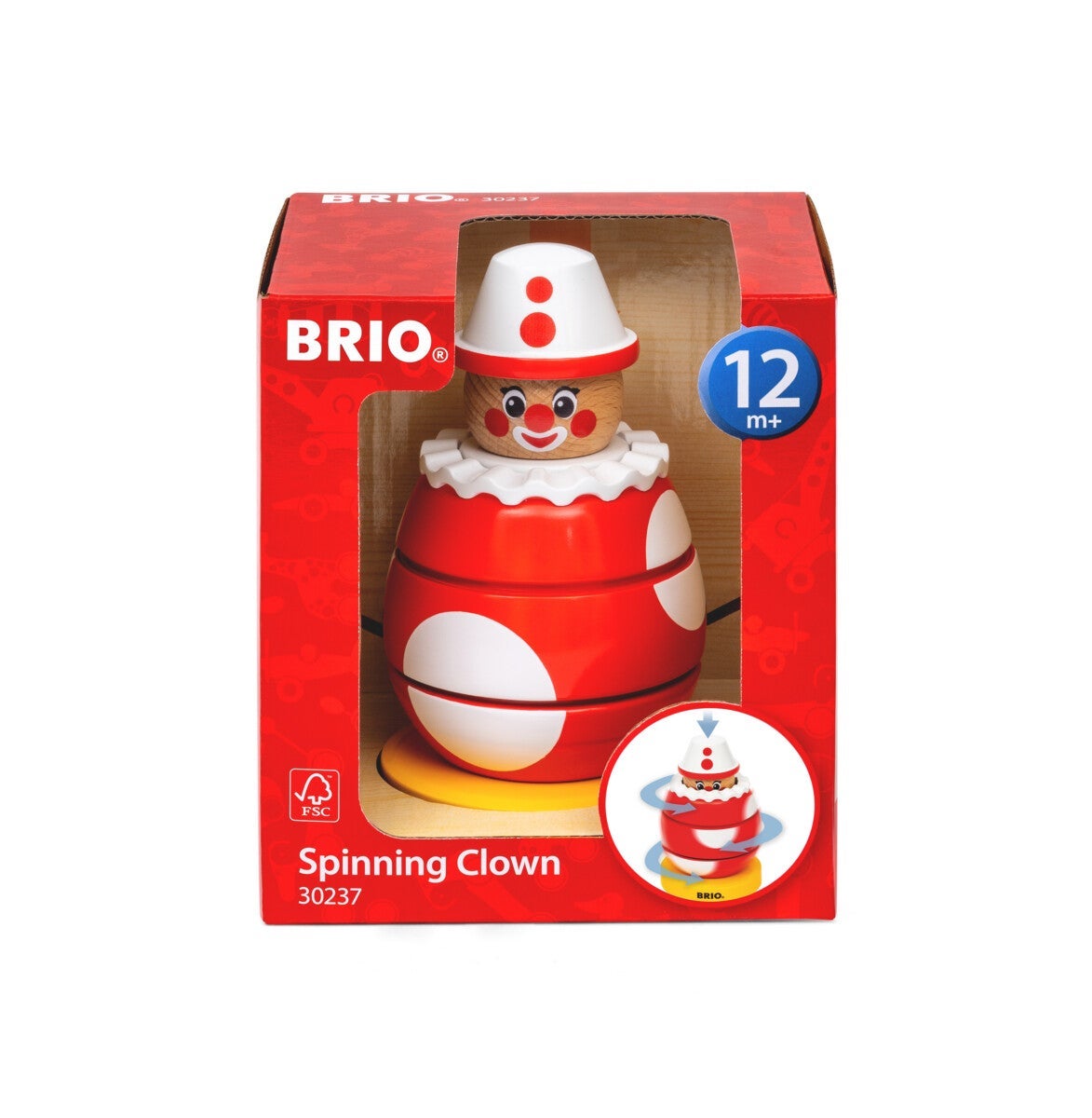 Brio Spinning Clown