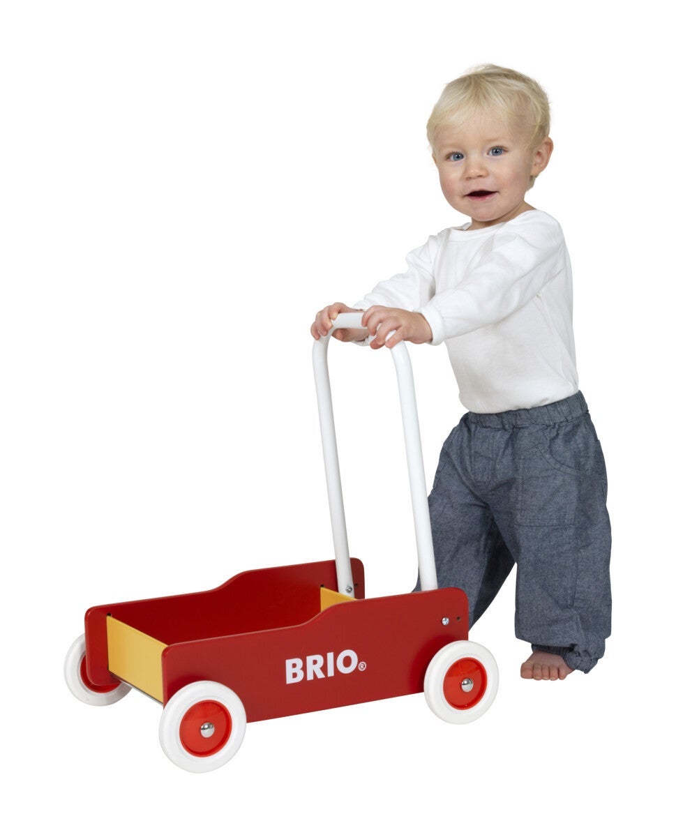 Brio Gåvogn Rød/Gul