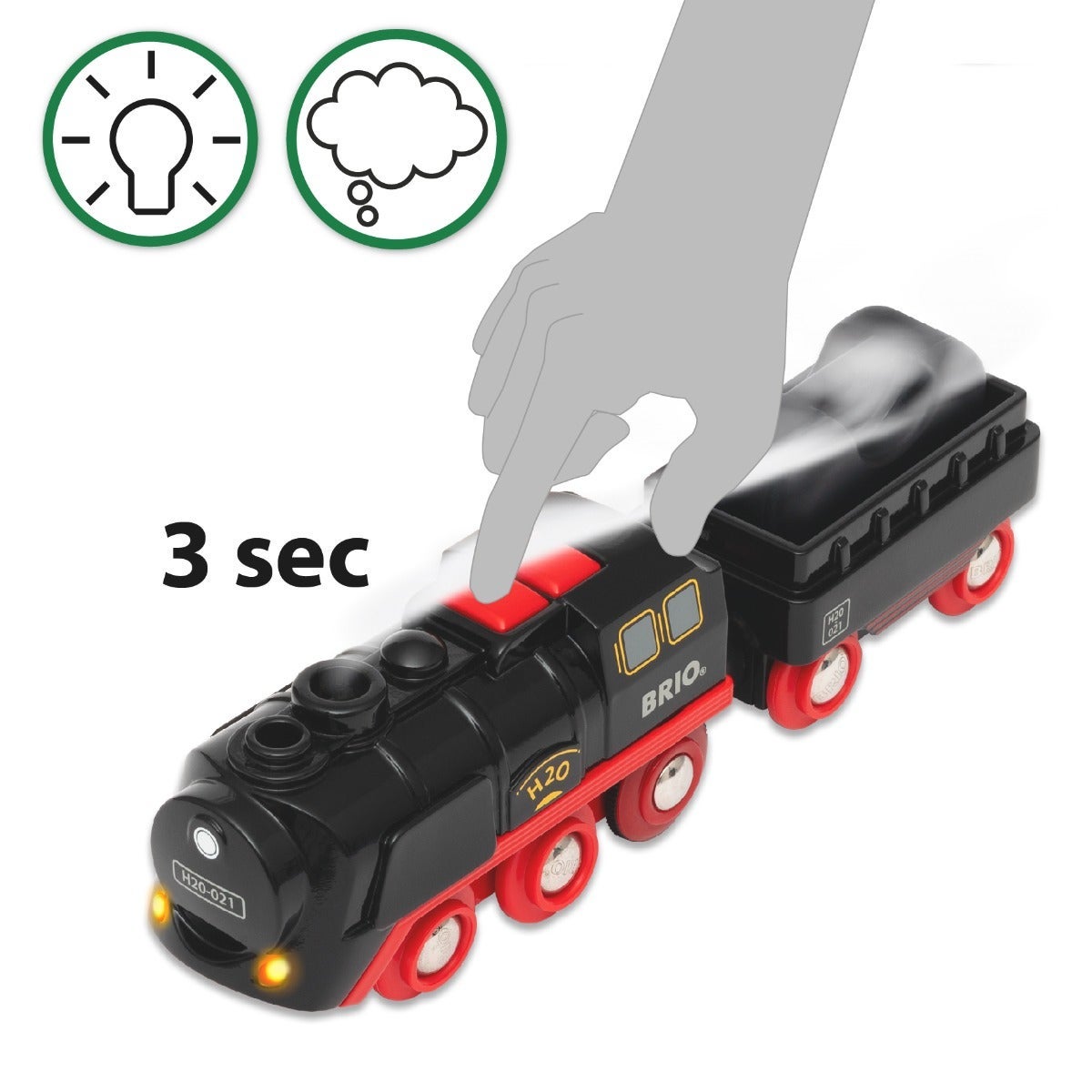 Brio World B/O Damptog