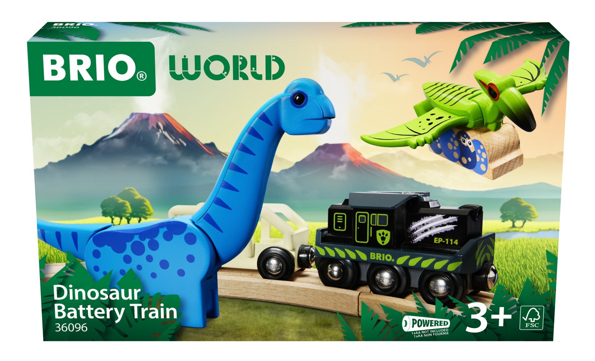 Brio Dinosaur Battery Train