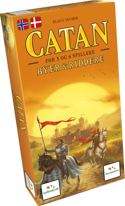 Spill Catan Byer & Riddere Utvidelse For 5 Og 6 Sp
