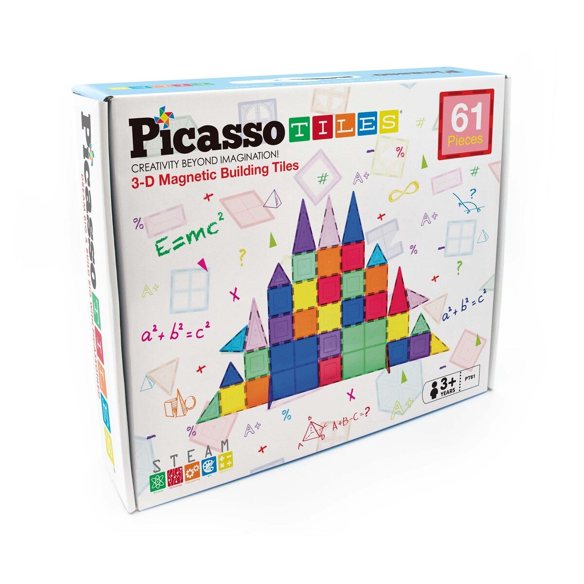 Picasso Tiles Magnetic 61 Pcs