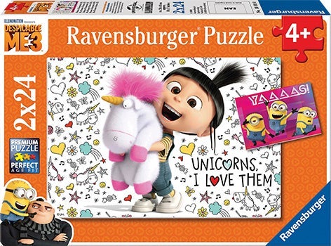 Puslespill 2X24 Minions 3 Ravensburger