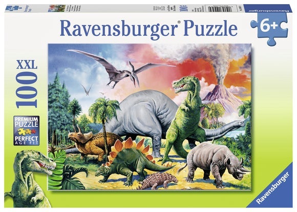 Puslespill 100 Dinosaurer Ravensburger