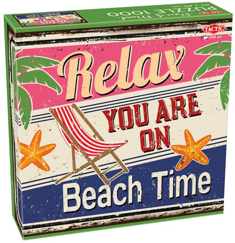 Puslespill 1000 B Relax Beachtime Tactic