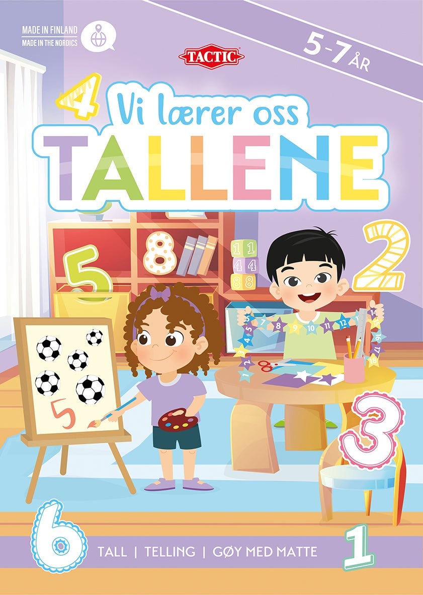 Lek og Lær Vi Lærer Oss Tallene Akt Hefte