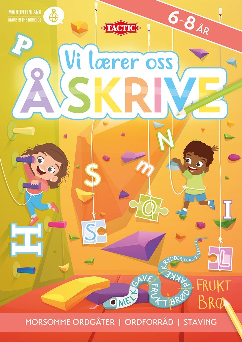 Lek og Lær Vi Lærer Oss å Skrive Akt Hefte