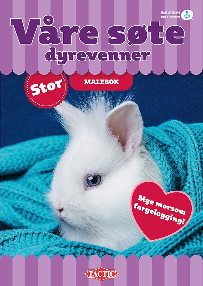 Malebok Våre Søte Dyrevenner