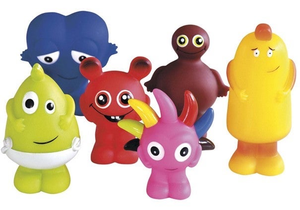 Babblarna plastfigurer 6stk 8cm