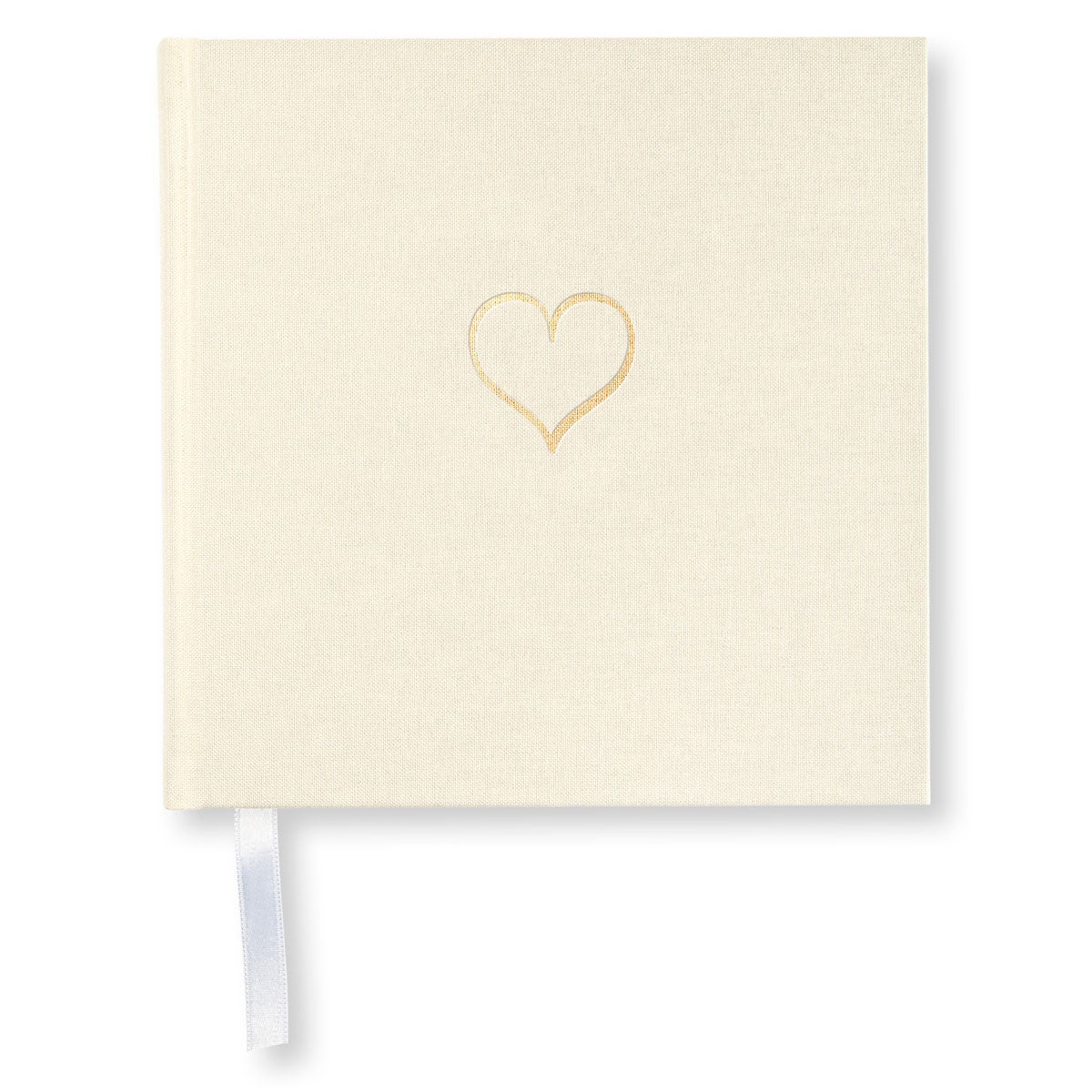 Journal Heart Off white