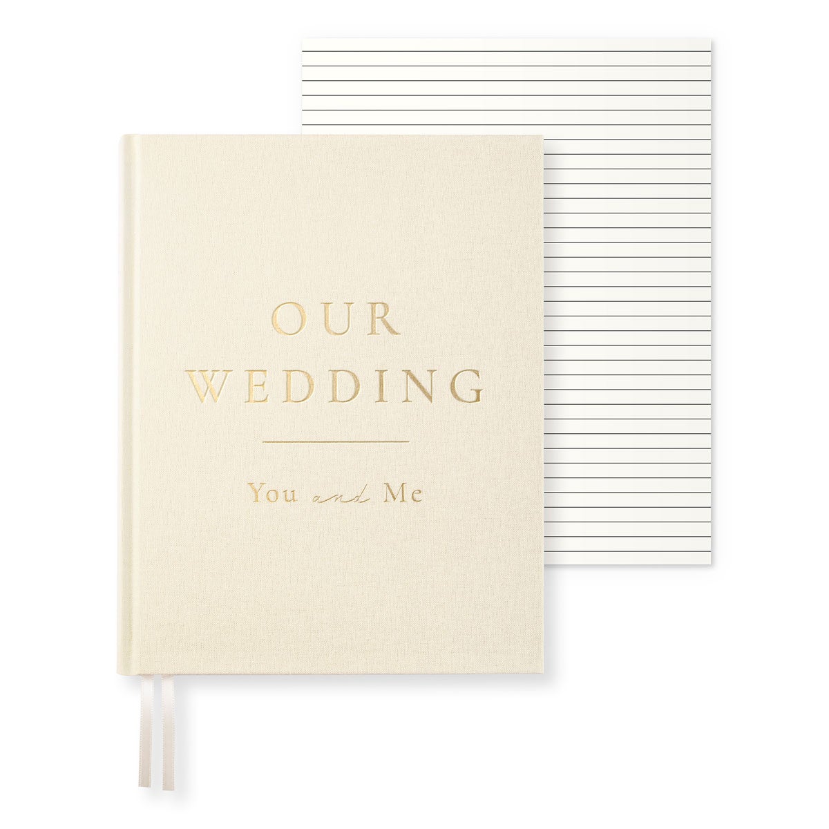Journal The Wedding Journal Off White L