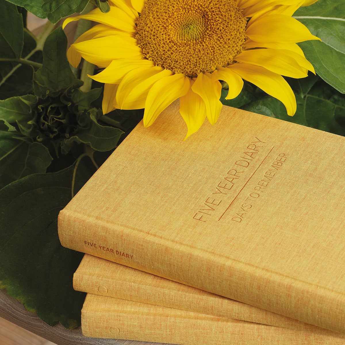 Five Year Diary A5 Sunflower