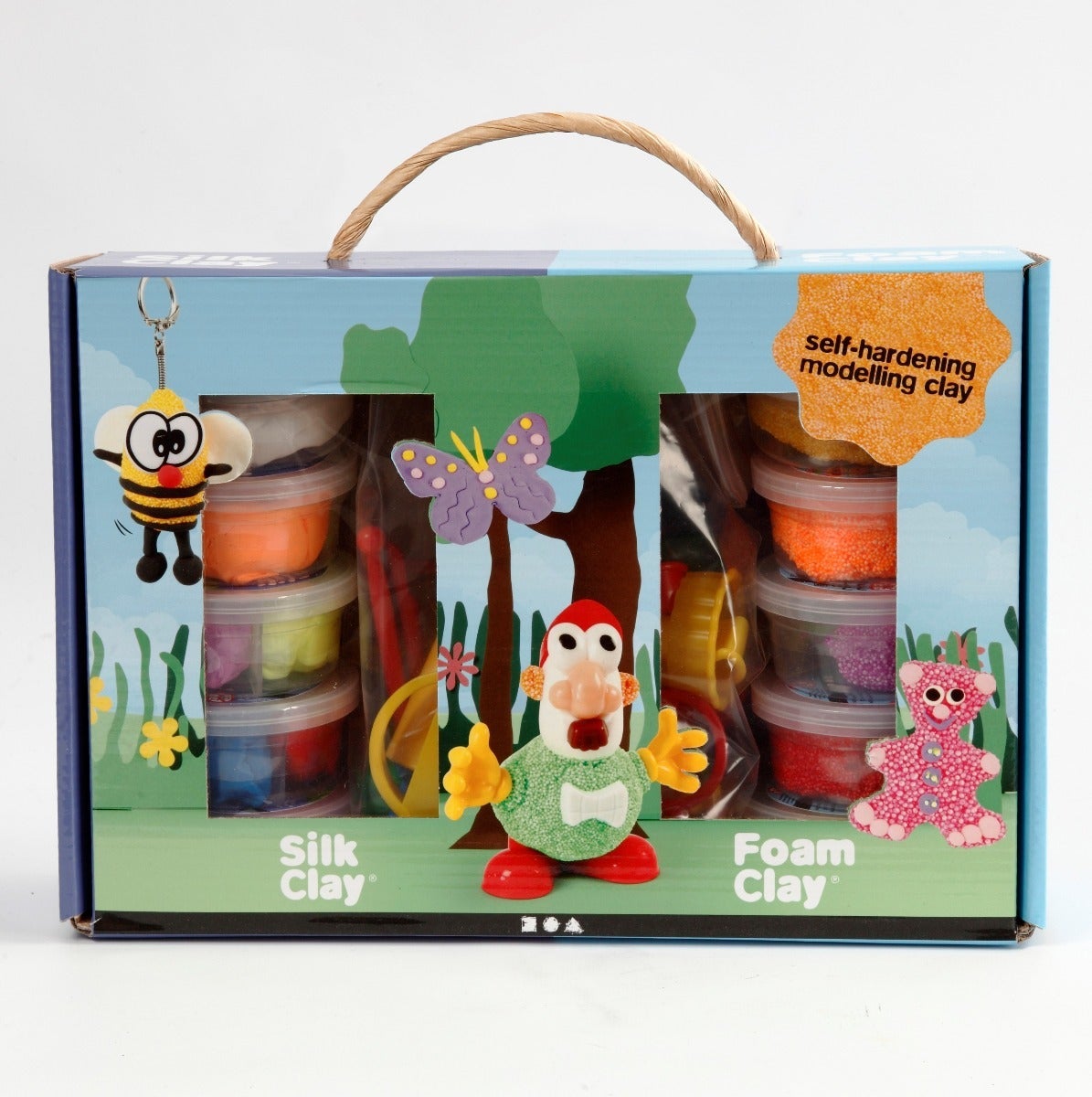 Hobby Foam Clay og Silk Clay i gaveeske 1