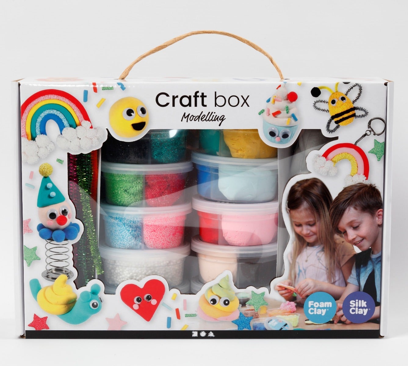 Hobby Foam Clay og Silk Clay i gaveeske 2