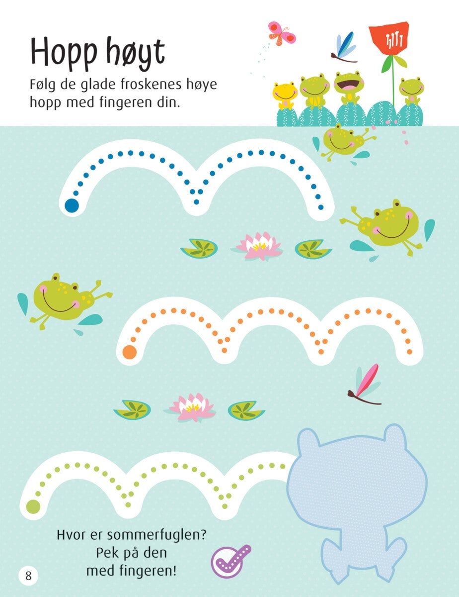 Aktivitetsbok Dyreunger m/klistremerker