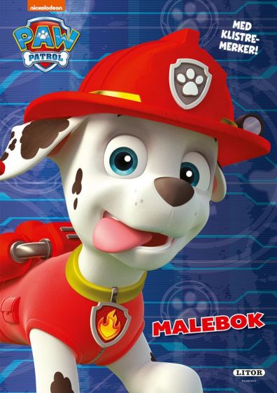Malebok Paw Patrol m/klistremerker #
