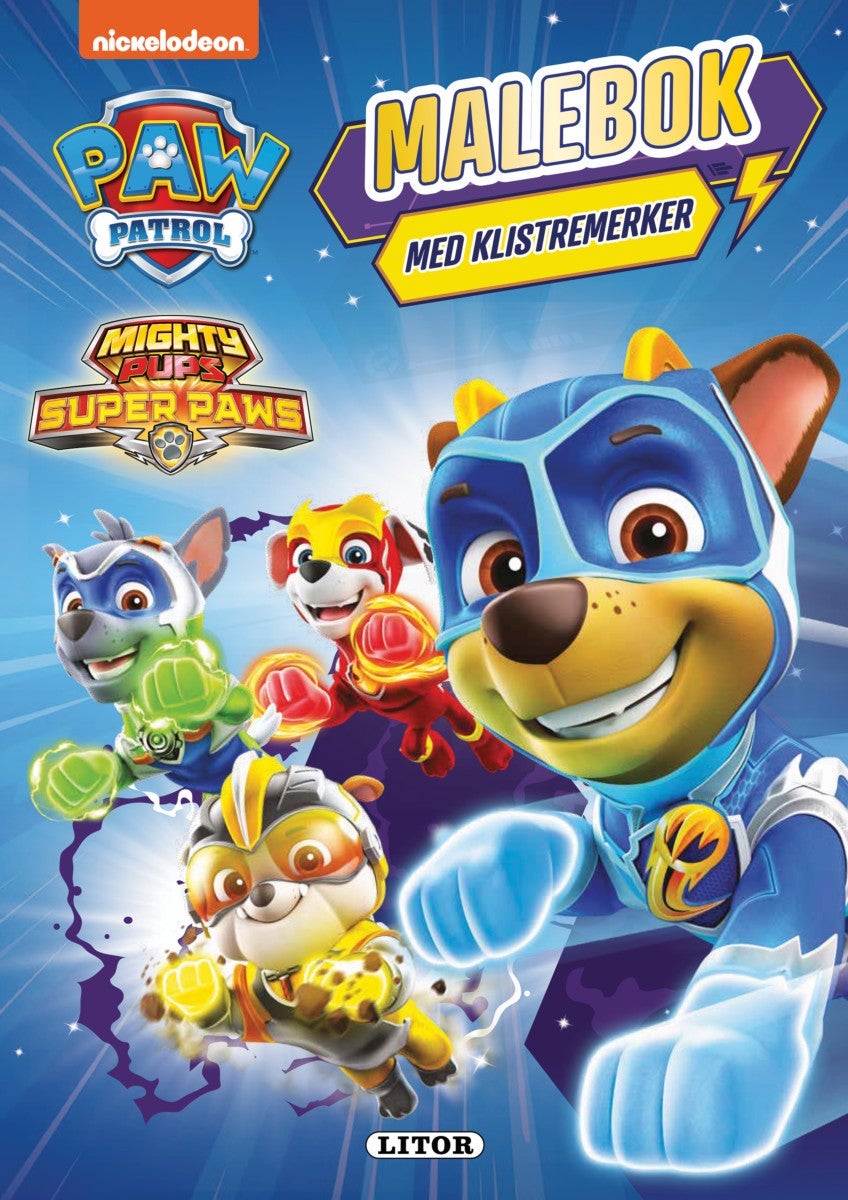 Malebok Paw Patrol Med Klistremerker