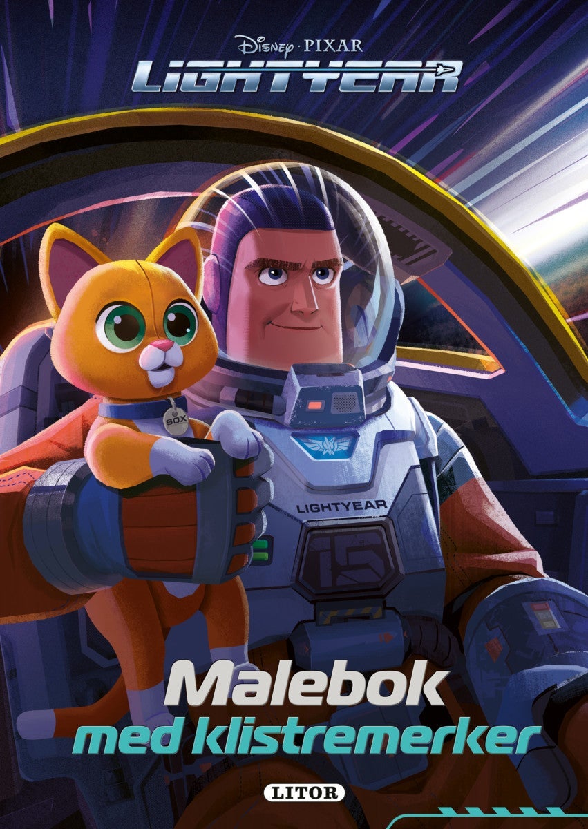 Malebok WD Lightyear Med Klistremerker