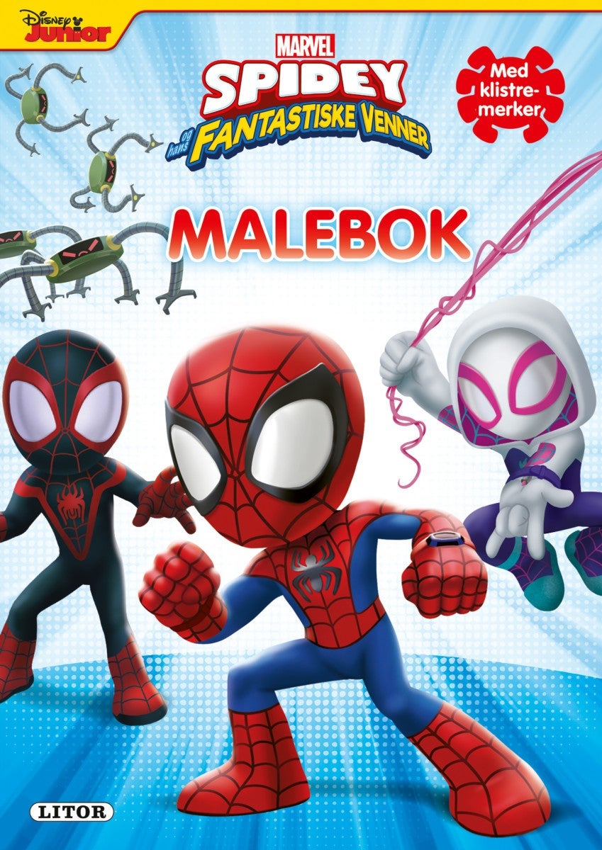 Malebok Marvel Spidey Med Klistremerker