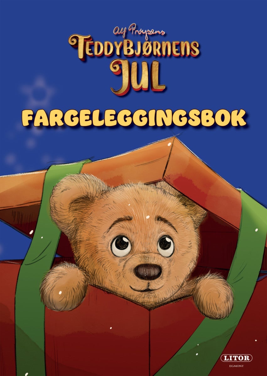 Fargeleggingsbok Teddybjørnens Jul