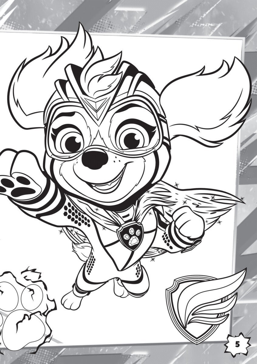 Malebok Paw Patrol m/klistremerker