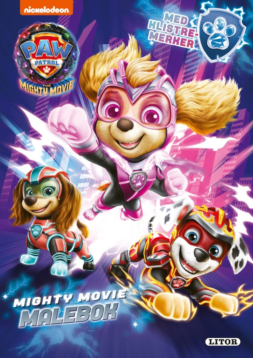 Malebok Paw Patrol m/klistremerker