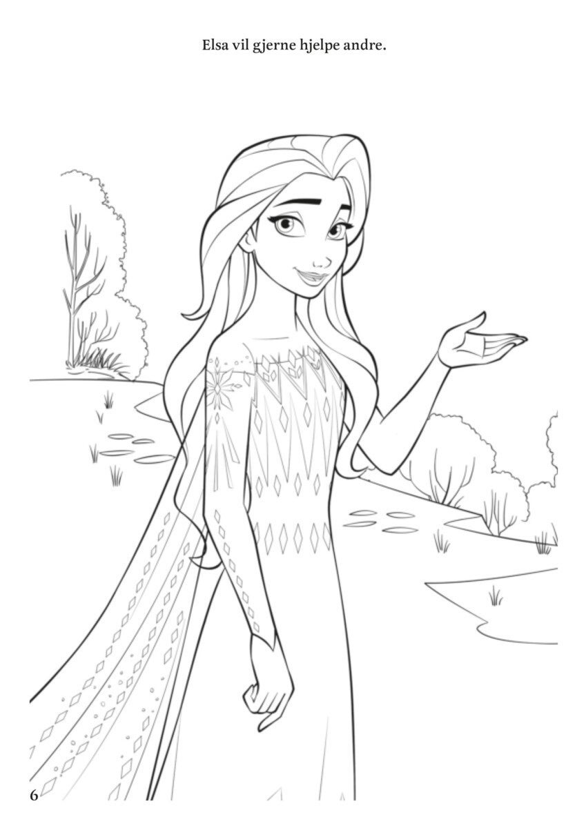 Malebok Frost m/klistremerker