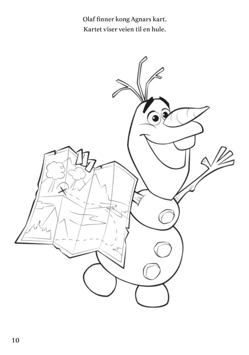 Malebok Frost m/klistremerker