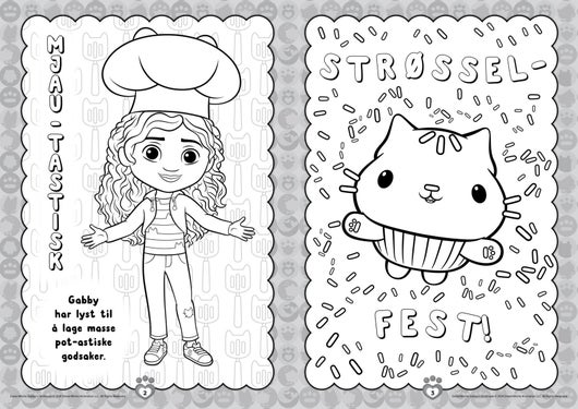 Malebok Gabby's Dollhouse