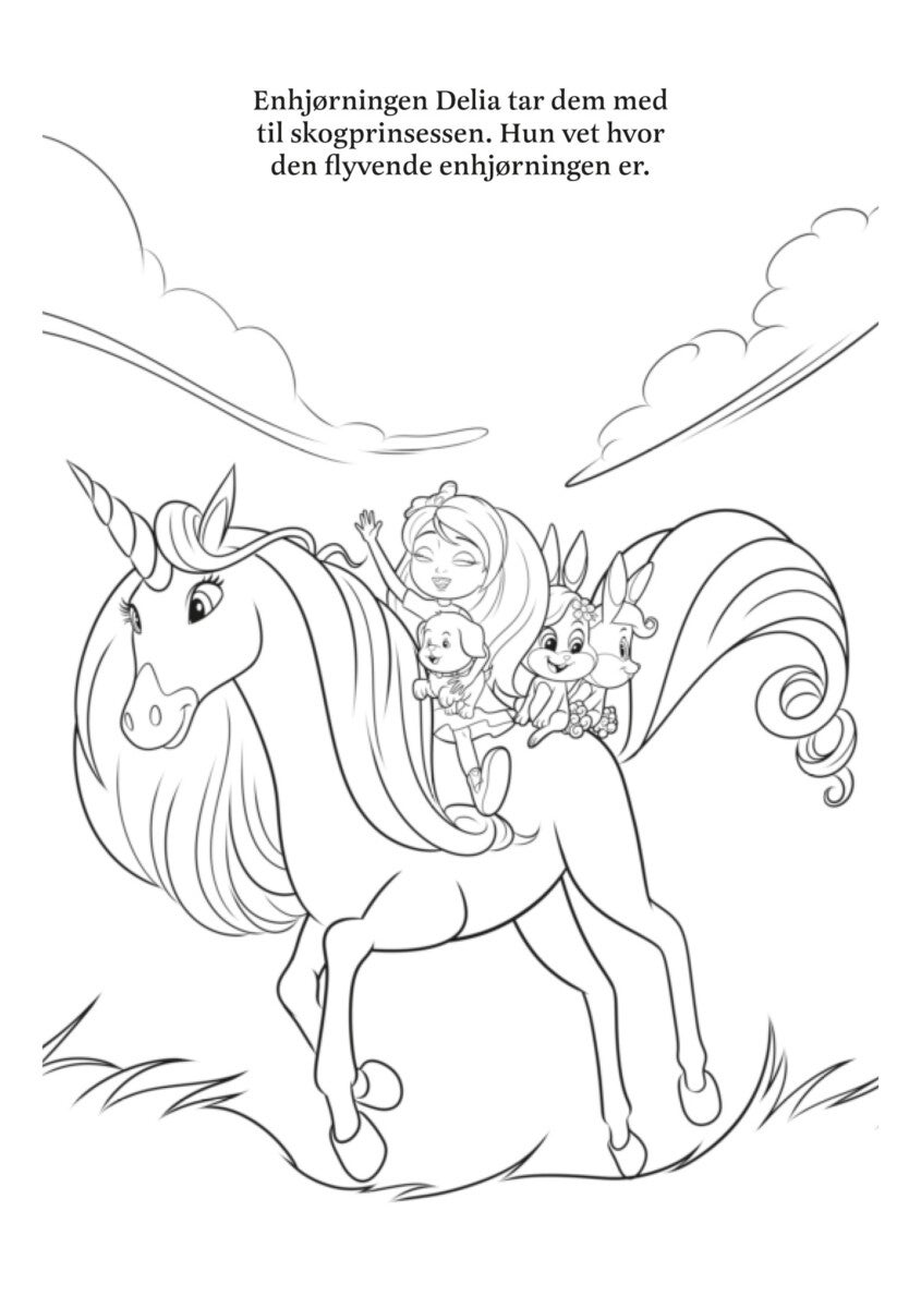 Malebok Barbie Dreamtopia m/klistremerker