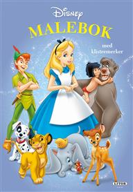 Malebok Disney Med Klistremerker