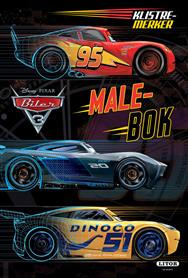 Malebok Wd Biler 3 Med Klistremerker