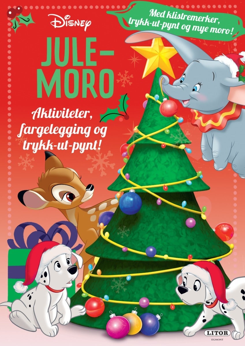 Aktivitetsbok WD Julemoro Aktiviteter Fargelegging