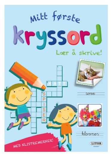 Kryssordbok Mine første kryssord Blå