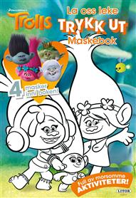 Aktivitetsbok Trolls La oss leke -  Maskebok