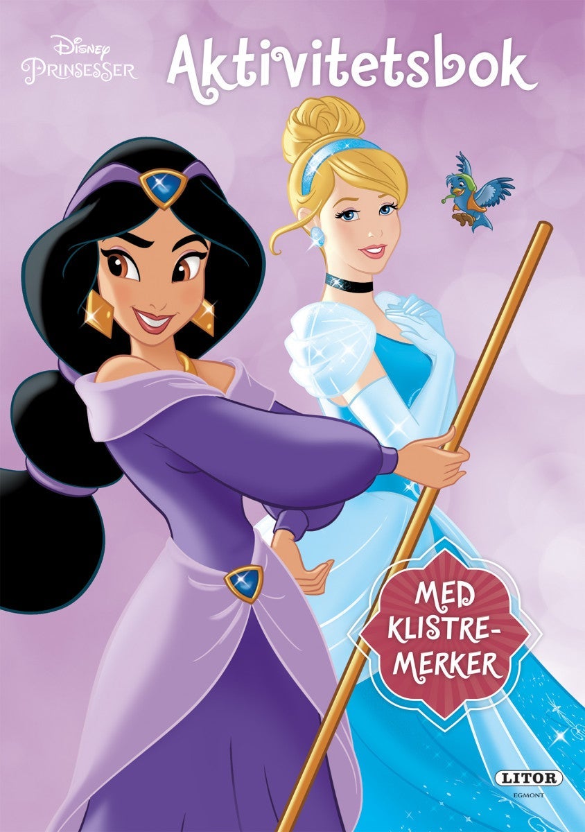 Aktivitetsbok WD Prinsesser M Klistremer